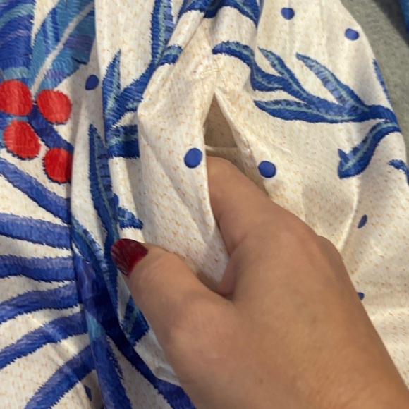 FARM RIO Off-White Jungle Chic windbreaker / rain jacket - Picture 7 of 13